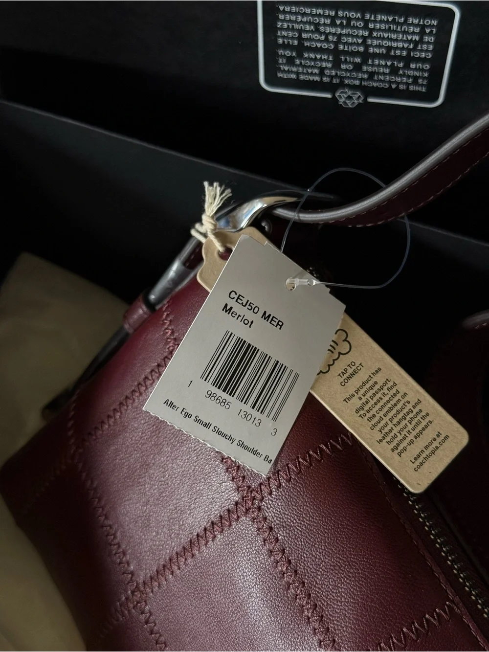 Coachtopia Small Slouchy Shoulder Bag (Alter Ego) Merlot Multi - NWT